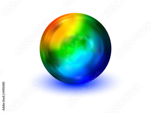 Vector Multicolor Sphere