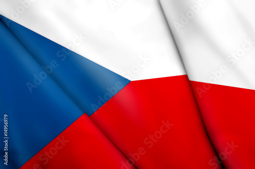 Flag of Czech Republic Fototapet