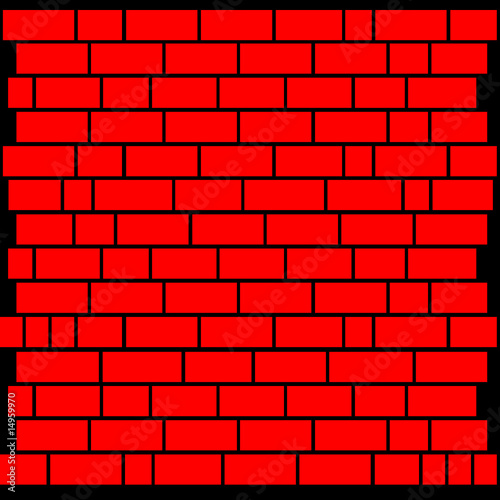 red brick wall