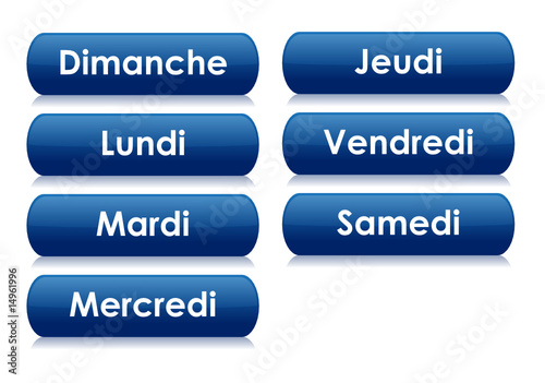 Days of the Week - French