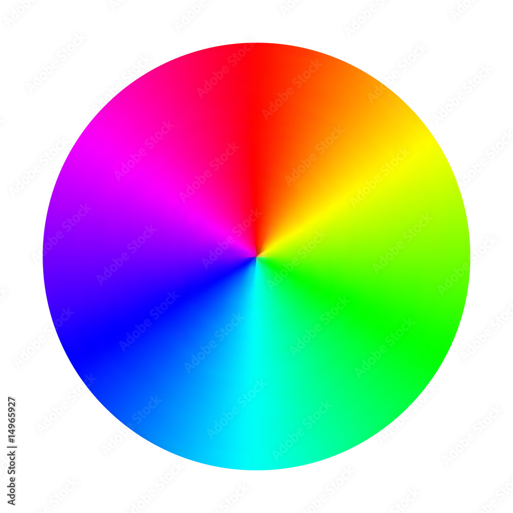 Color Spectrum Wheel (Vector)