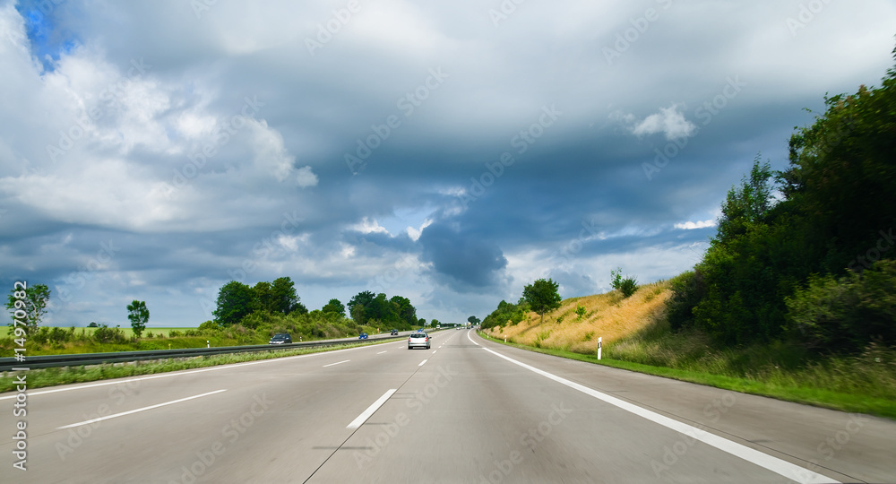 Fototapeta premium Die Autobahn