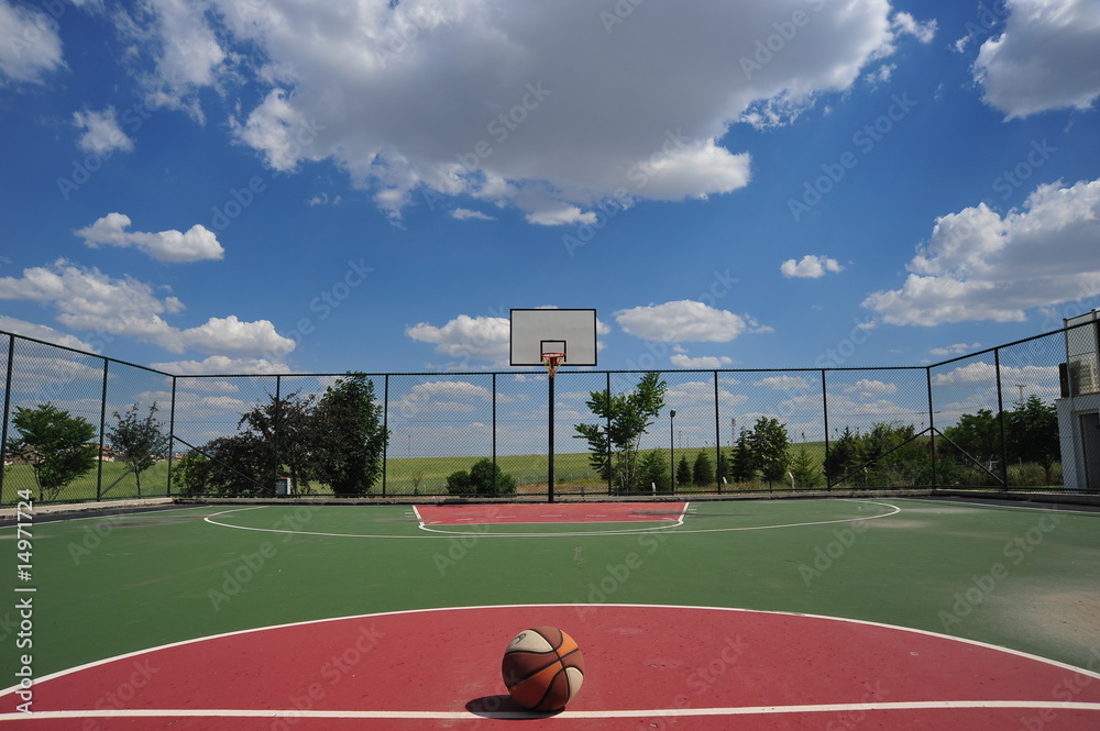 Fototapeta premium basketball field