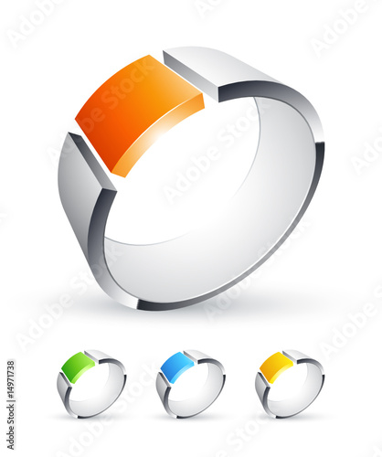 Business logo design color collection