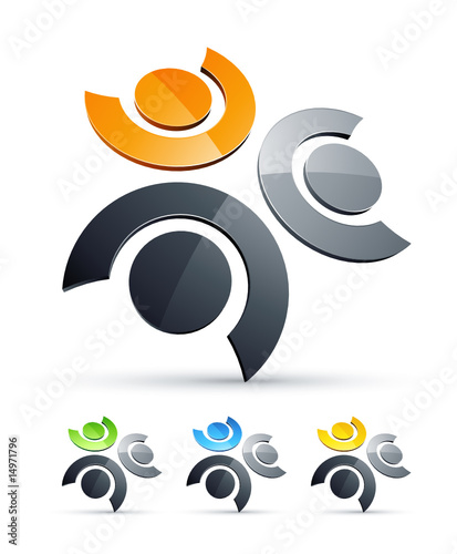 Business logo design color collection