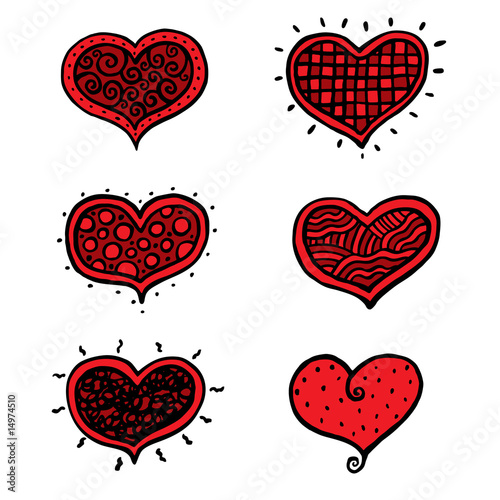 Stylized Red Heart The collection