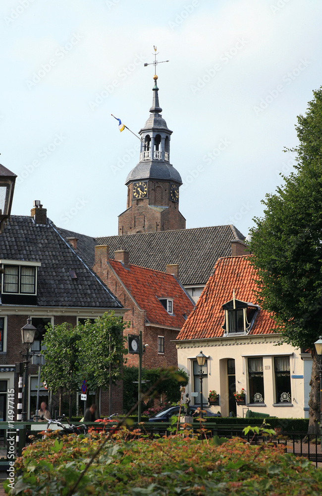 Blokzijl – picturesque small houses. Netherlands