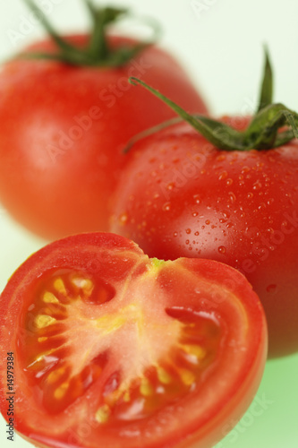Wallpaper Mural Closeup of fresh tomatoes Torontodigital.ca