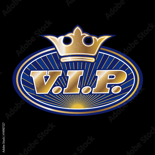 v.i.p. emblem