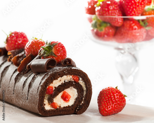 Billede på lærred Chocolate Cake