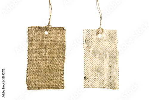 Sackcloth tags