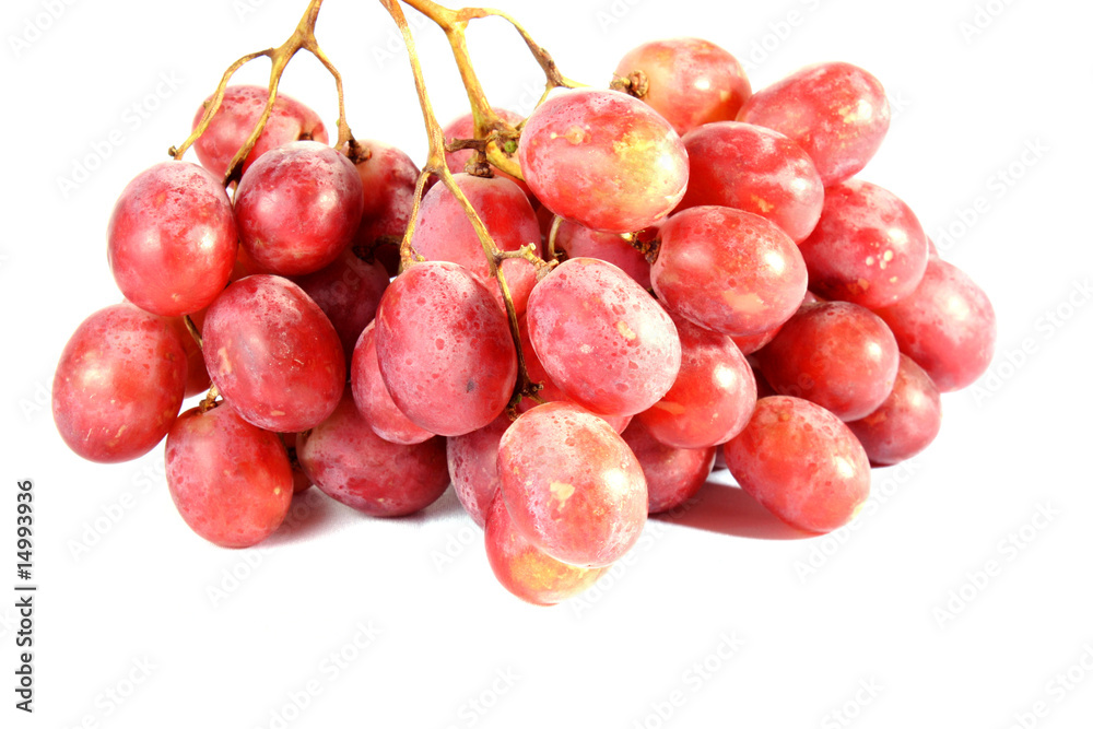 Pink grape cluster