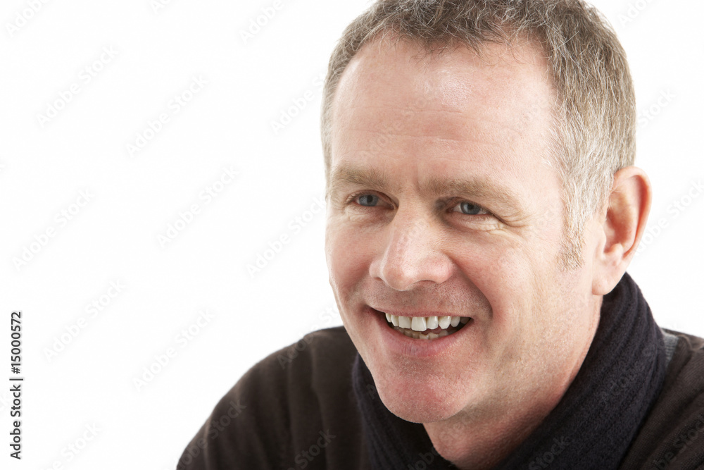 Portrait Of Middle Aged Man Portrait Of Middle Aged Man