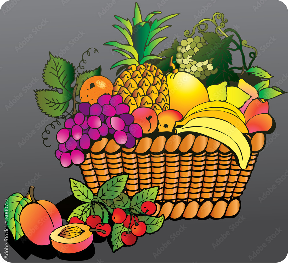 Beautiful Fruit Basket: Over 2,138 Royalty-Free Licensable Stock Vectors &  Vector Art | Shutterstock