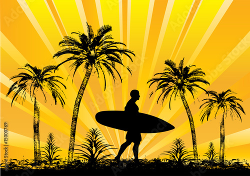 Tropical Surfer