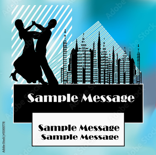 City Dance Background