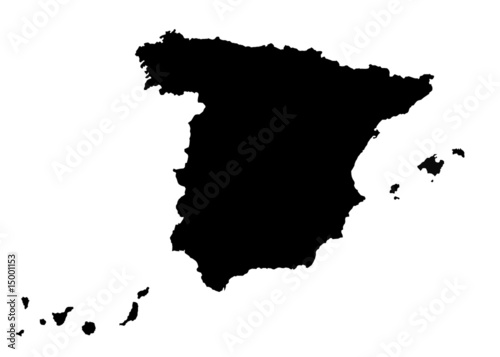 Map of Spain photo