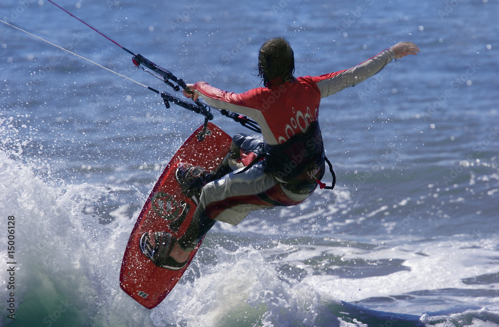 Naklejka premium Kytesurf