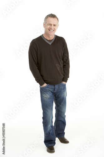 Fotografía Portrait Of Middle Aged Man