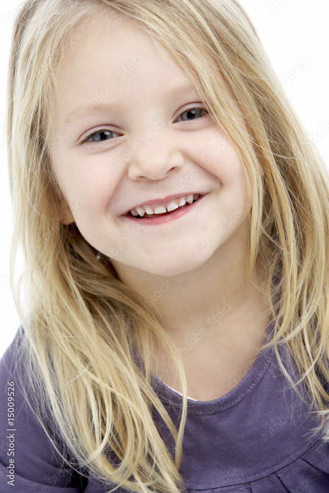 Portrait Of Smiling 4 Year Old Girl Portrait Of Smiling 4 Year Old Girl