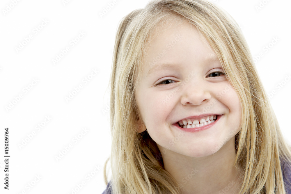 Portrait Of Smiling 4 Year Old Girl Portrait Of Smiling 4 Year Old Girl