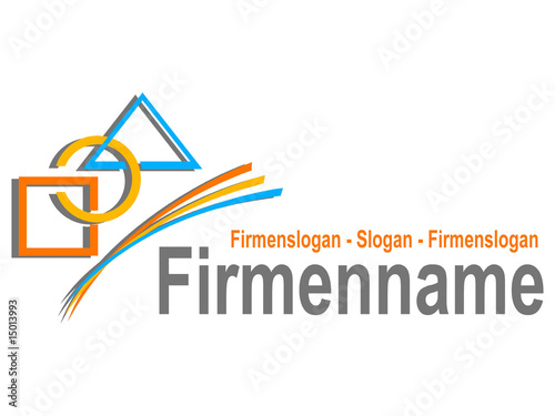 Firmenlogo viereck,ring,dreieck