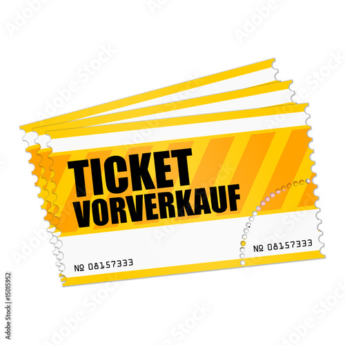 ticket v3 ticketvorverkauf gelb