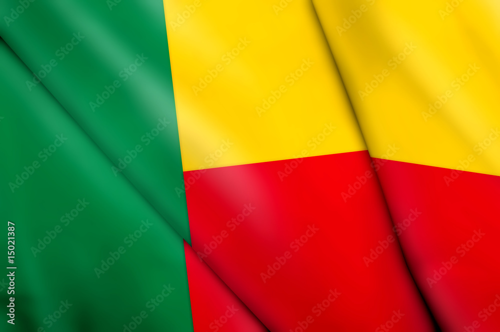 Obraz premium Flag of Benin