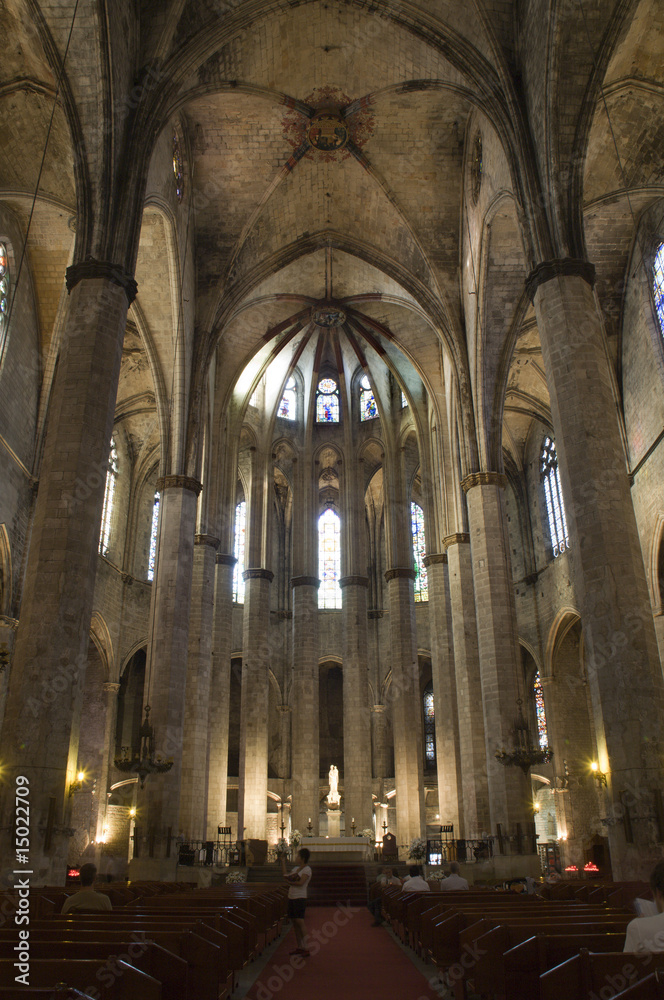 Barcelona - interior from gothic cathedral