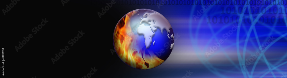Fototapeta premium the subject of global warming.
