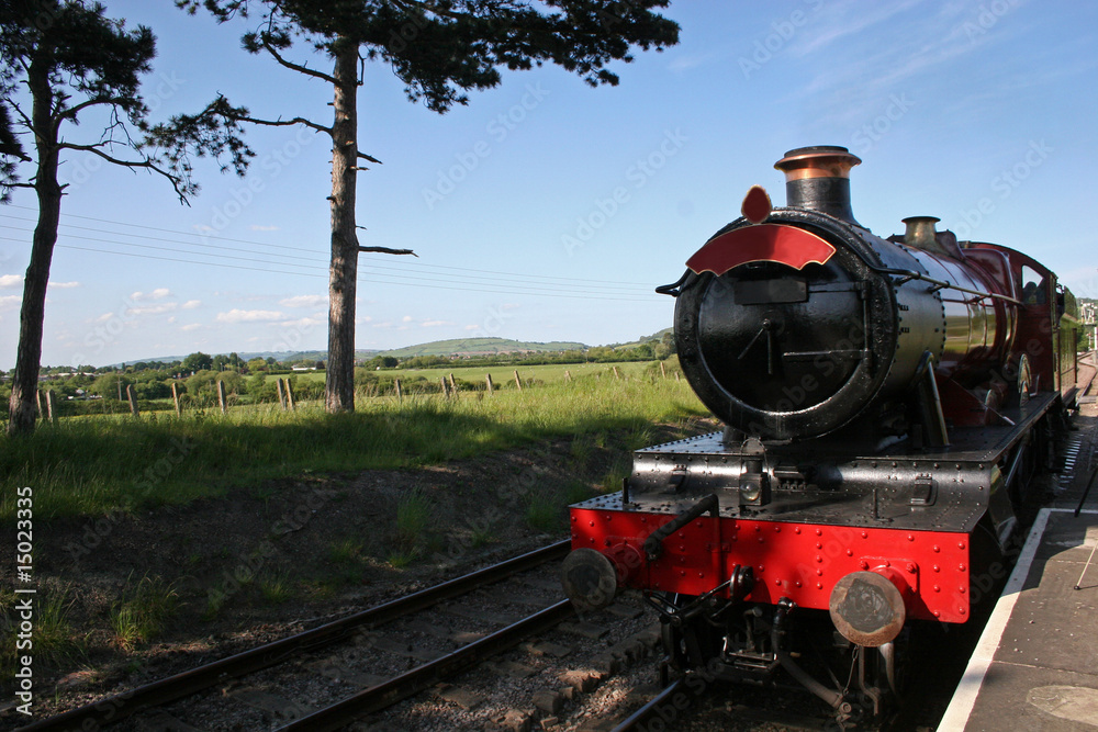 Fototapeta premium steam engine