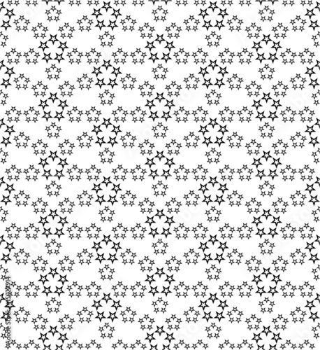 Wallpaper Mural Seamless transparent pattern with stars. Torontodigital.ca