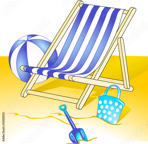 strand-liegestuhl