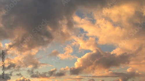 Sunrise, time lapse photo