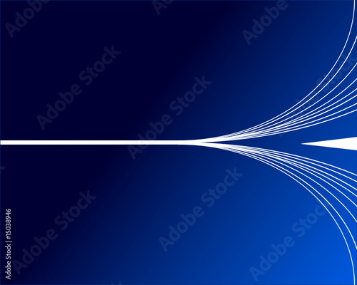 Blue Flowing Background