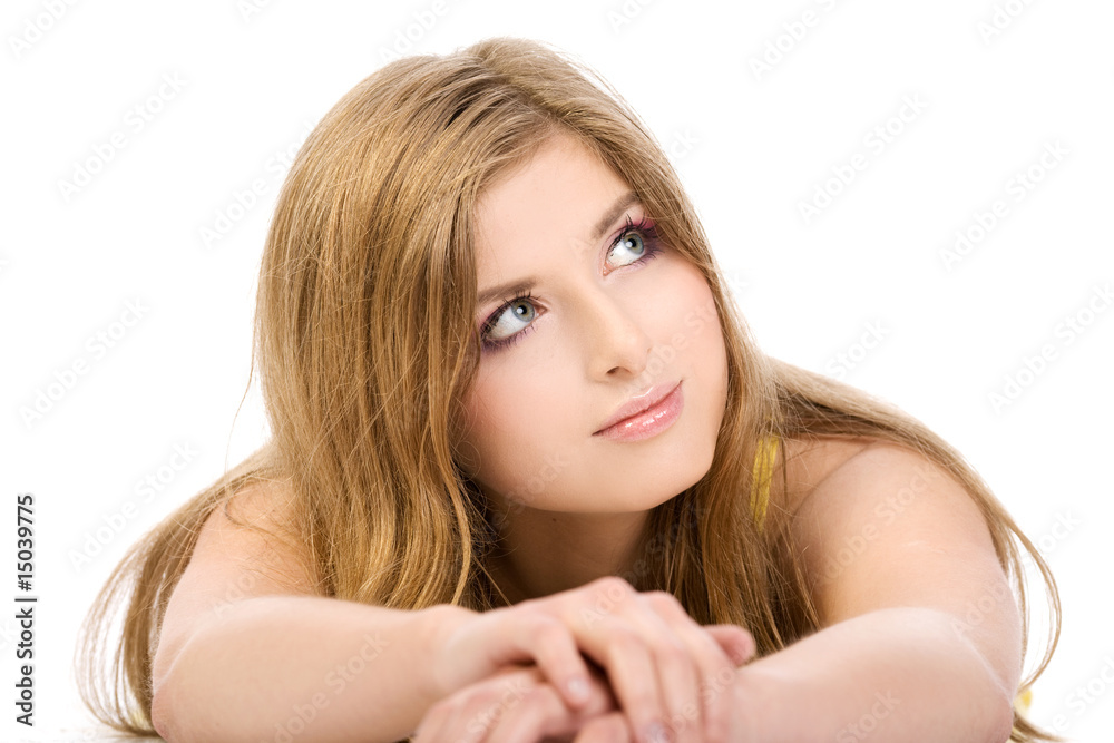 Portrait of beautiful woman