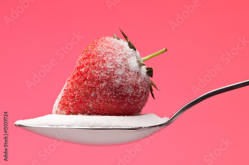 Schilderij op canvas Fresh Strawberry