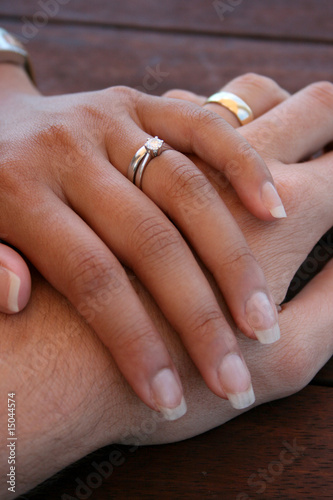 hands of married couple