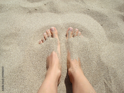 Füße entspannen am Strand