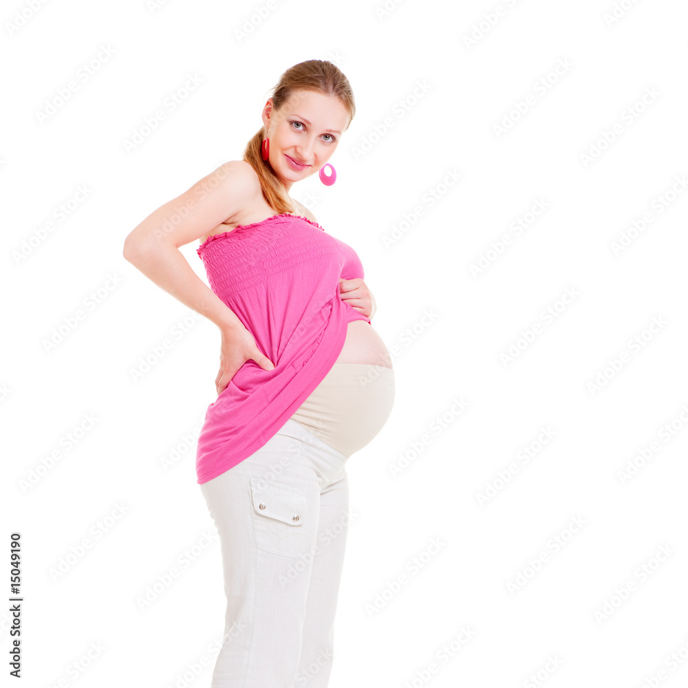pregnant woman showing her belly pregnant woman showing her belly
