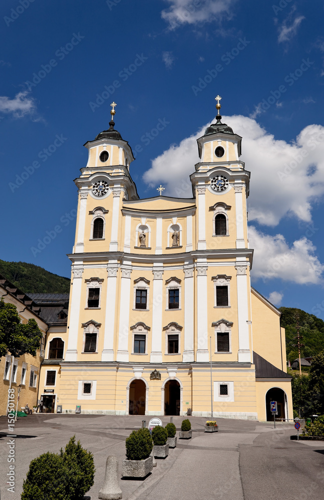 Österreich, Oberösterreich, Salzkammergut, Mondsee, Kirche,