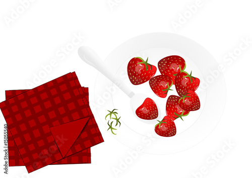erdbeeren vektor