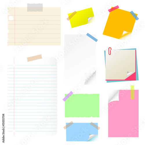 note papier sticker postit
