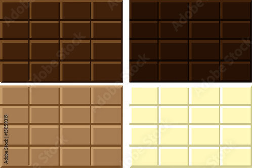Stecche di cioccolato a 4 gusti