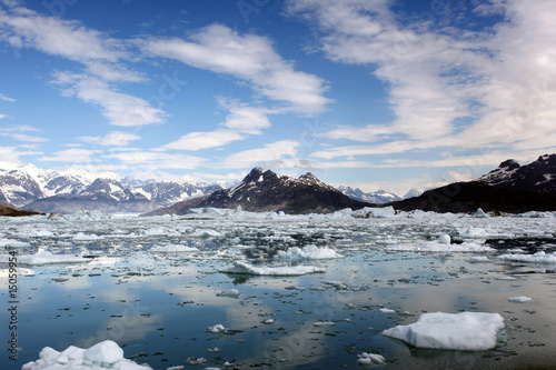 Columbia Glacier melting