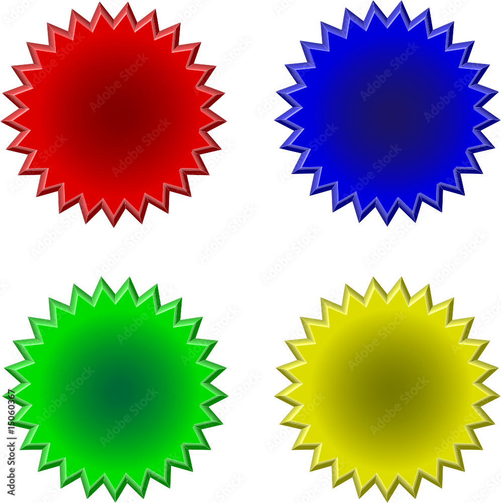 button, stars button, stars