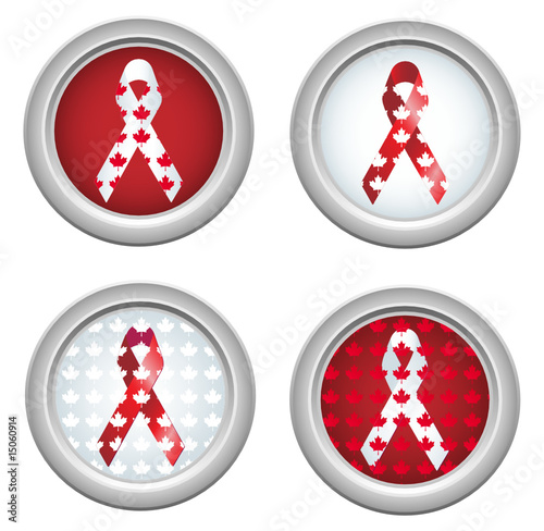 Canada Buttons for 1st of July
