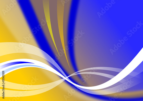 Wellen Design in Farbe