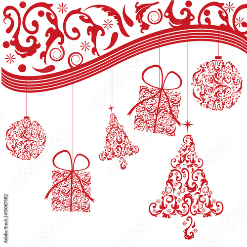 red christmas background