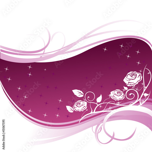 roses floral background
